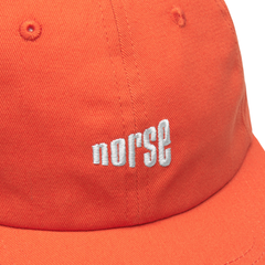 NORSE Twill 6-Panel Cap - Blood Orange