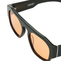 SHADE 02 - Solid Forest Dk Green/Solid Orange Lens