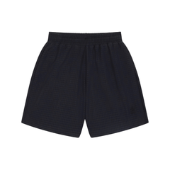 Seersucker Swim Short - Black