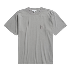 Simon Loose Organic Heavy Jersey N Patch T-Shirt - Weather Grey