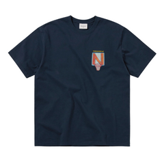 N Basketball Hoop Tee - Navy