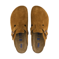 Boston Soft Footbed Suede Leather - Mink