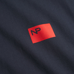 Holger Organic Department Print T-Shirt - Dark Navy