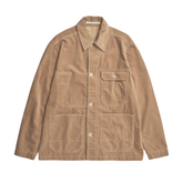 Folke Wide Corduroy Chore Jacket - Utility Khaki