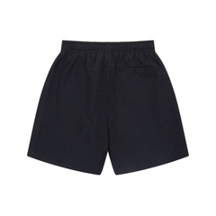 Seersucker Swim Short - Black