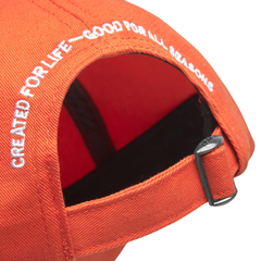 NORSE Twill 6-Panel Cap - Blood Orange