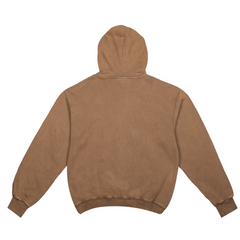 Angel Dust Zip Hoodie - Brown