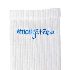 Hand-Drawn Socks - White