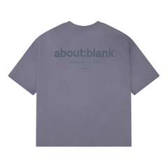 Washed Box T-Shirt - Smoke Blue