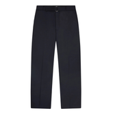Relaxed Belted Trouser - Black