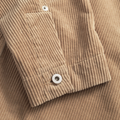Folke Wide Corduroy Chore Jacket - Utility Khaki