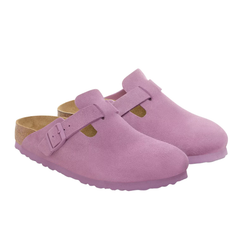 Boston Suede Leather - Mauve