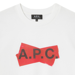 Manches Scotch Rouge T-Shirt - White