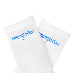 Hand-Drawn Socks - White