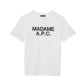 Manche Courte Madame APC T-Shirt - White