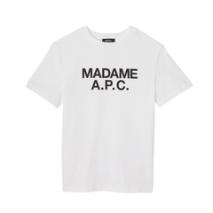 Manche Courte Madame APC T-Shirt - White