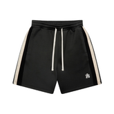 Monogram Track Short - Black/Ecru