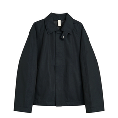 Short Raglan Coat - Black