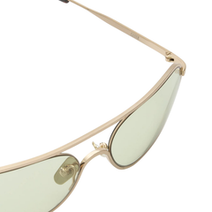 CADEN - Brushed Light Gold/Chill Out Green Lens