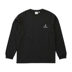 One Point Logo L/S Tee - Black