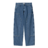 Double Knee Pant - Blue Stone Bleached