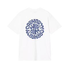 S/S Jazzy T-Shirt - White/Blue Iris