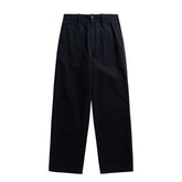 Hengifoss High Waist Cotton Wool Twill Trouser - Dark Navy
