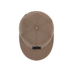 Monogram Puppy Tooth Cap - Brown/Sand