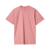 S/S Madison T-Shirt - Dusty Rose/White