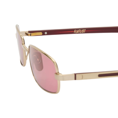 STING - Brushed Light Gold/Solid Bordeaux/Dust Pink Lens