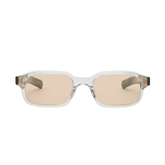 HANKY - Clear Crystal / Olive Horn / Peach Lens