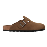 Boston Soft Footbed Suede Leather - Dark Tea Tonal