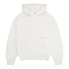 Box Hoodie - Grey Marl/Epsom Green