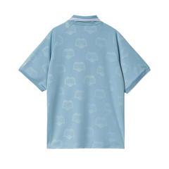 S/S Hartt's Football T-Shirt - Heart Train Jacquard/Bluebird