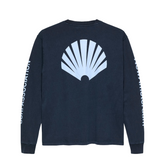 Logo Longsleeve - Navy/Denim Blue