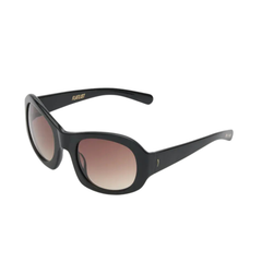 EZRA - Solid Black / Brown Gradient Lens