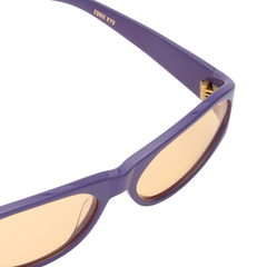 EDDIE KYU - Solid Lilac/Orange Lens Blue Light Lens