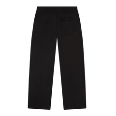 Pleated Sweatpant - Black/Ecru