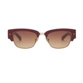 DEACON - Solid Bordeaux/Brown Gradient Lens