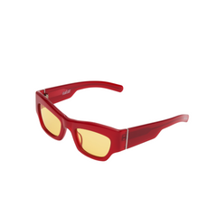 SHADE 03 - Milky Red/Solid Yellow Lens