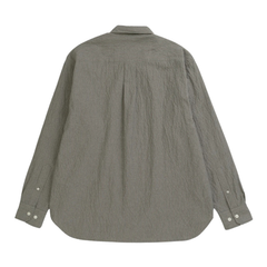 Falster Oversized Textured Stripe Shirt - Vetiver