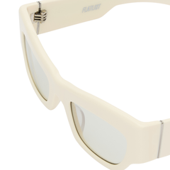 SHADE 03 - Solid Cream White/Transparent Grey Lens