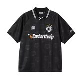 S/S Hartt's Football T-Shirt - Heart Train Jacquard/Black