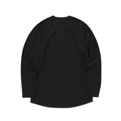 Dry Jersey Raglan LS Tee - Black
