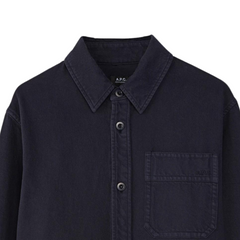 Surchemise Basile Brodee - Dark Navy