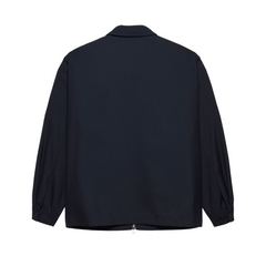 Lined Wool Overshirt - Night