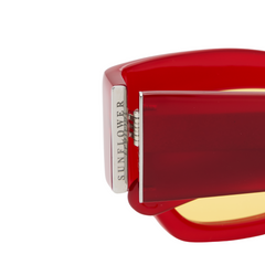 SHADE 03 - Milky Red/Solid Yellow Lens