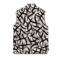 Reversible Fleece Vest - Tribal Snow
