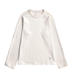 Eske Military Rib LS T-Shirt - Ecru