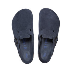Boston Soft Footbed Suede Leather - New Navy Tonal